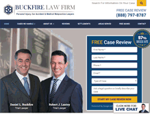 Tablet Screenshot of buckfirelaw.com